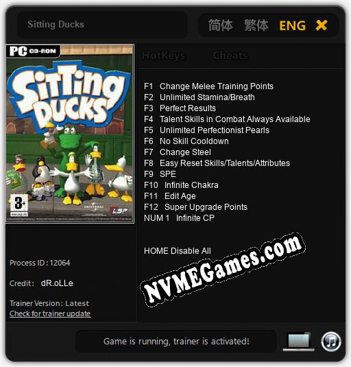 Sitting Ducks: Cheats, Trainer +13 [dR.oLLe]