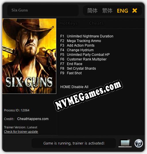 Six-Guns: Treinador (V1.0.14)