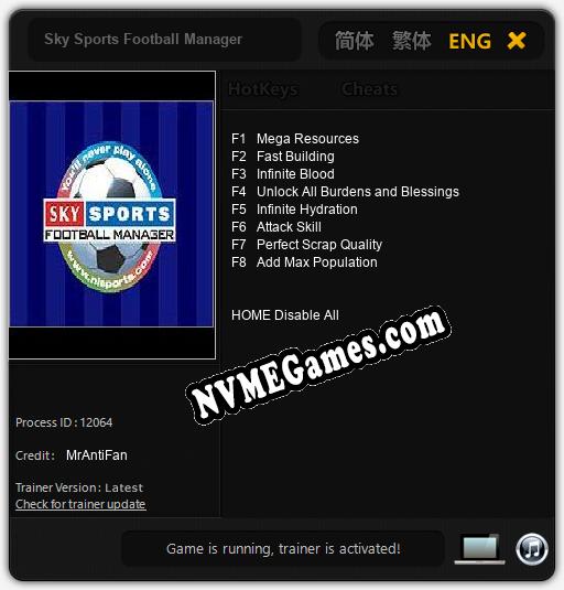 Sky Sports Football Manager: Treinador (V1.0.3)