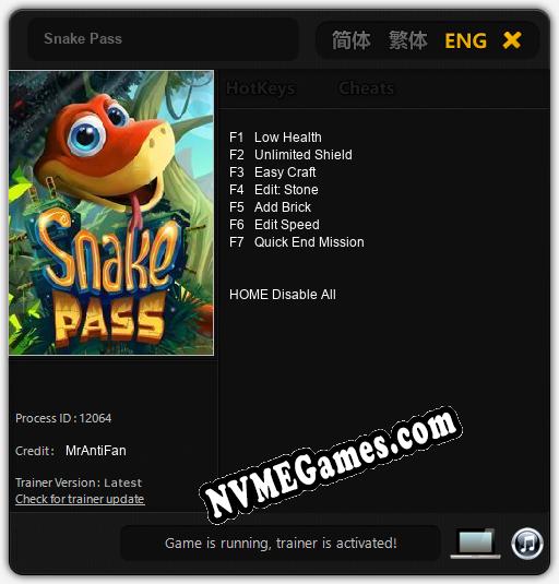 Snake Pass: Cheats, Trainer +7 [MrAntiFan]