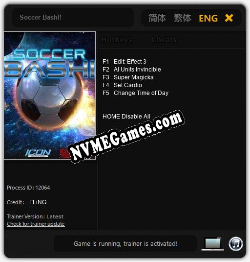 Soccer Bashi!: Cheats, Trainer +5 [FLiNG]