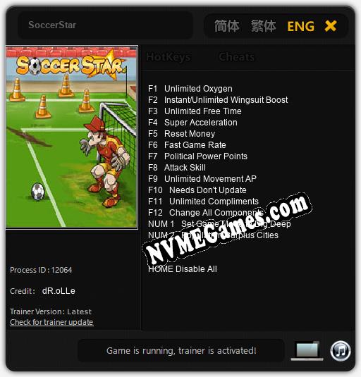 SoccerStar: Trainer +14 [v1.3]