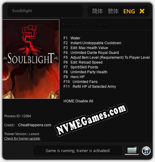 Soulblight: Cheats, Trainer +11 [CheatHappens.com]