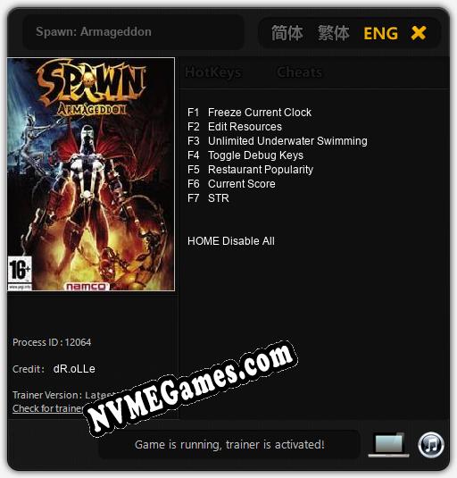 Spawn: Armageddon: Trainer +7 [v1.2]