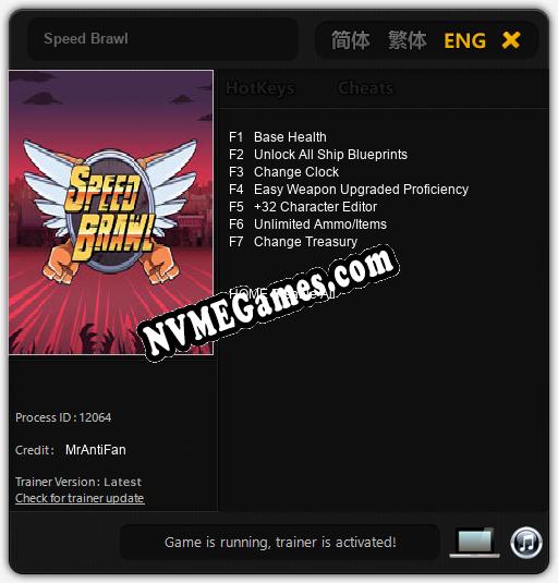 Speed Brawl: Cheats, Trainer +7 [MrAntiFan]