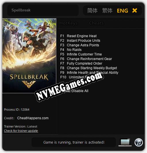 Spellbreak: Cheats, Trainer +10 [CheatHappens.com]