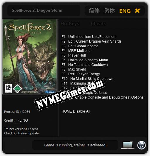 SpellForce 2: Dragon Storm: Cheats, Trainer +14 [FLiNG]