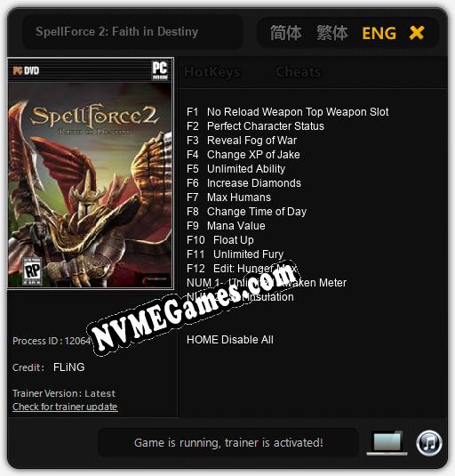 SpellForce 2: Faith in Destiny: Cheats, Trainer +14 [FLiNG]