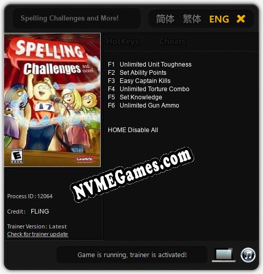 Spelling Challenges and More!: Treinador (V1.0.77)