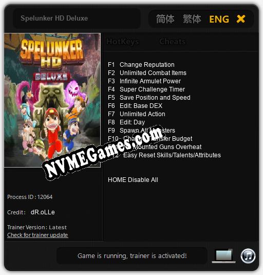 Treinador liberado para Spelunker HD Deluxe [v1.0.1]