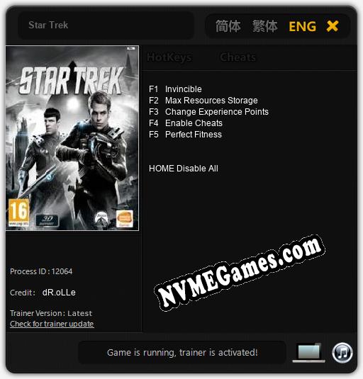 Star Trek: Trainer +5 [v1.5]