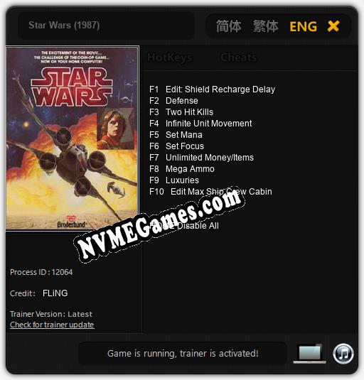 Star Wars (1987): Treinador (V1.0.6)