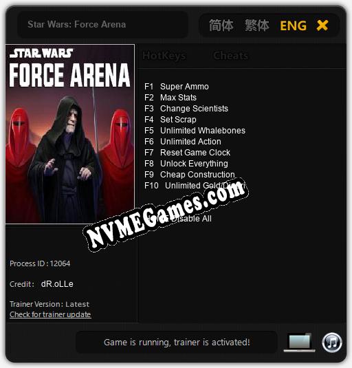 Star Wars: Force Arena: Treinador (V1.0.81)