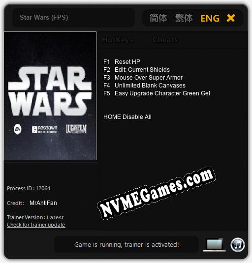 Star Wars (FPS): Trainer +5 [v1.7]