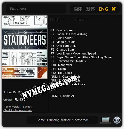 Stationeers: Cheats, Trainer +15 [FLiNG]