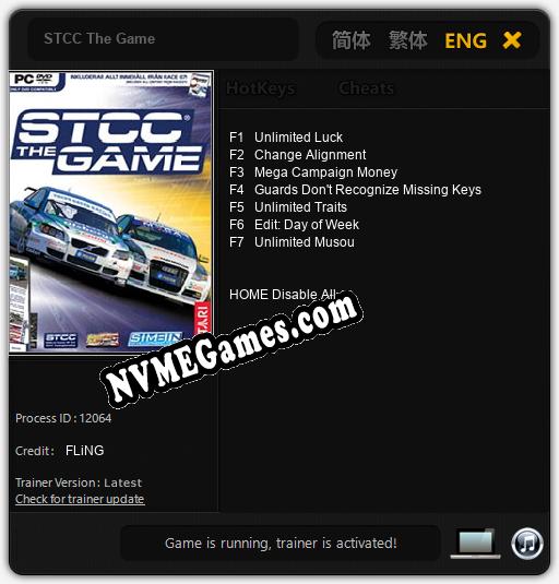 STCC The Game: Treinador (V1.0.68)