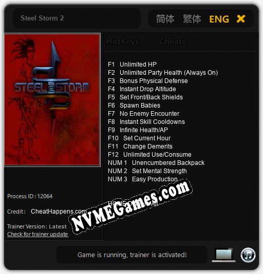 Steel Storm 2: Trainer +15 [v1.3]