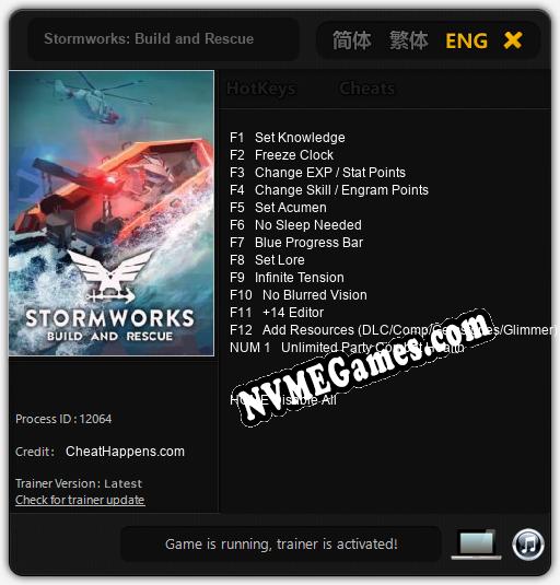 Stormworks: Build and Rescue: Cheats, Trainer +13 [CheatHappens.com]