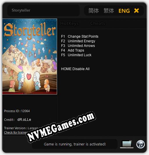 Storyteller: Trainer +5 [v1.5]