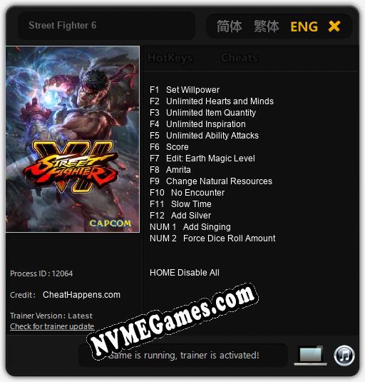 Street Fighter 6: Trainer +14 [v1.5]