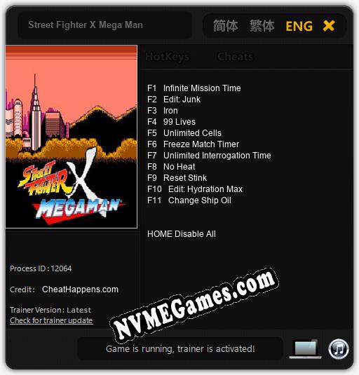 Street Fighter X Mega Man: Cheats, Trainer +11 [CheatHappens.com]