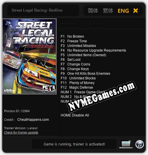 Street Legal Racing: Redline: Trainer +15 [v1.7]