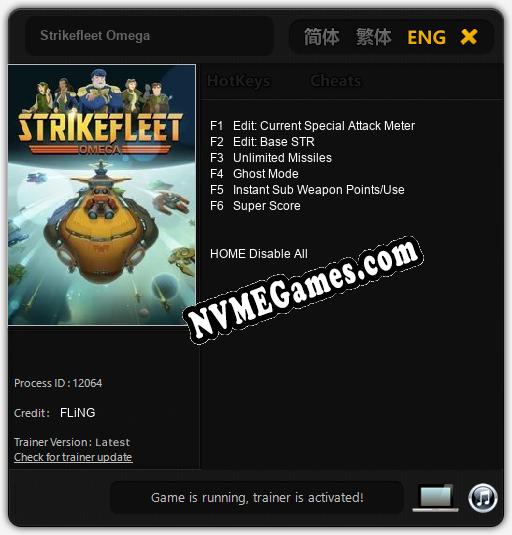 Strikefleet Omega: Treinador (V1.0.33)