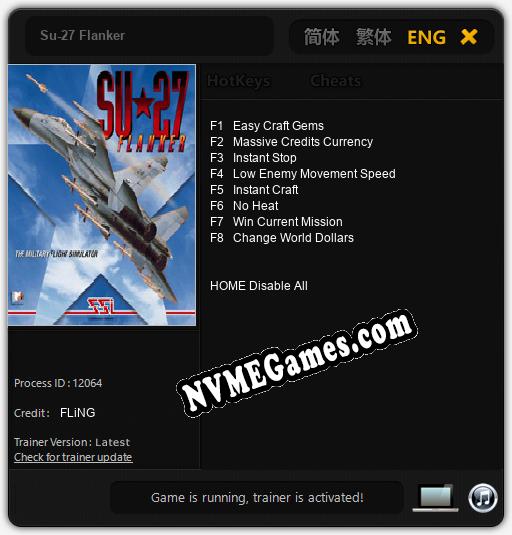 Su-27 Flanker: Trainer +8 [v1.4]