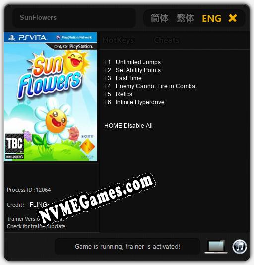 SunFlowers: Cheats, Trainer +6 [FLiNG]