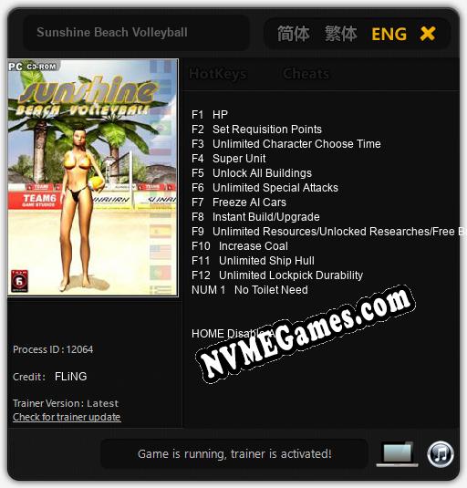 Sunshine Beach Volleyball: Treinador (V1.0.66)