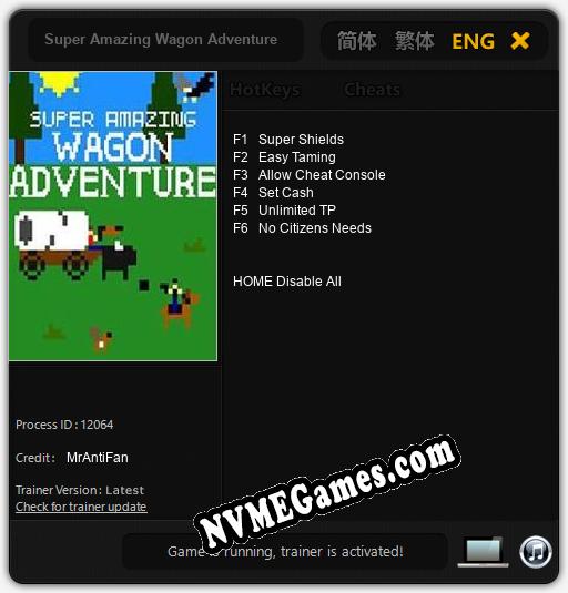 Super Amazing Wagon Adventure: Trainer +6 [v1.9]