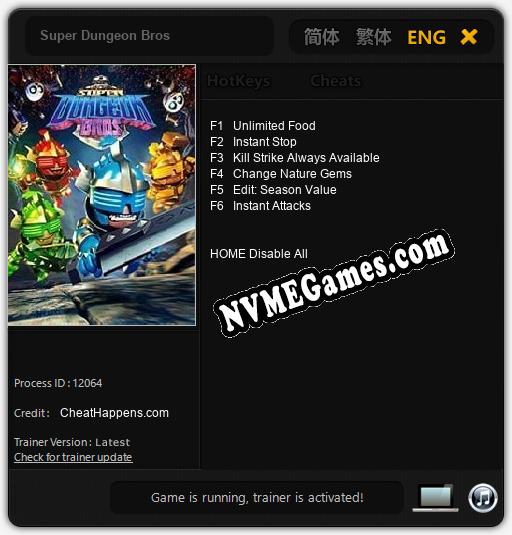 Super Dungeon Bros: Cheats, Trainer +6 [CheatHappens.com]