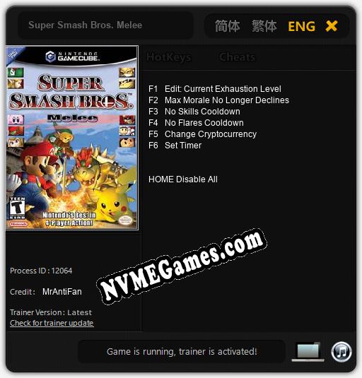 Super Smash Bros. Melee: Trainer +6 [v1.5]