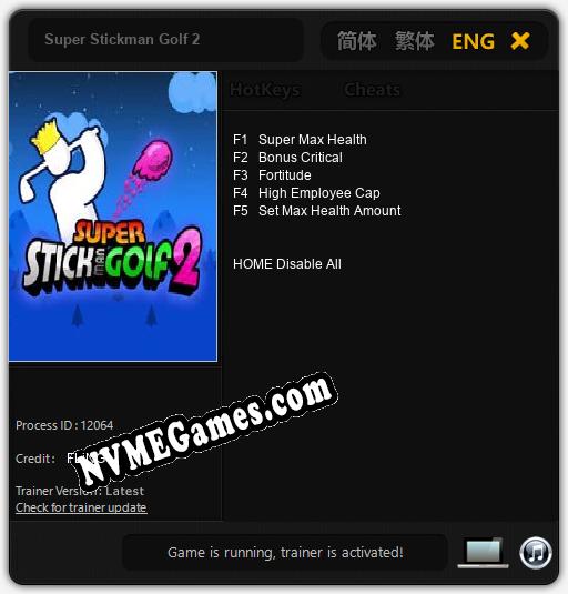 Super Stickman Golf 2: Treinador (V1.0.74)