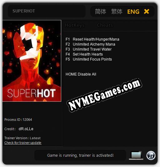 SUPERHOT: Treinador (V1.0.79)