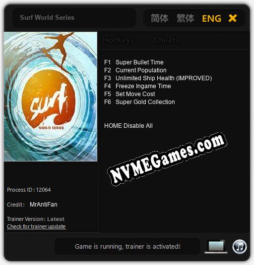 Surf World Series: Trainer +6 [v1.7]