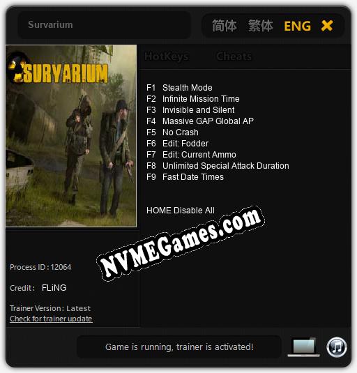 Survarium: Treinador (V1.0.84)