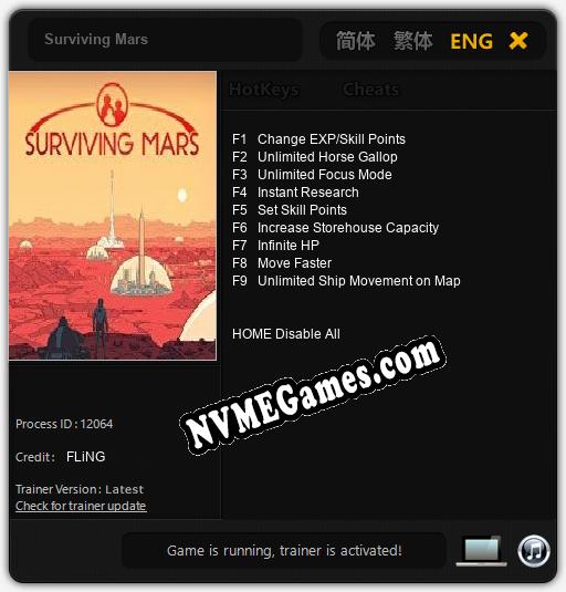 Surviving Mars: Trainer +9 [v1.4]