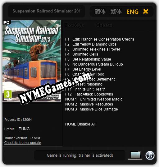 Suspension Railroad Simulator 2013: Treinador (V1.0.81)