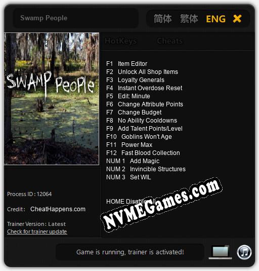 Swamp People: Treinador (V1.0.15)