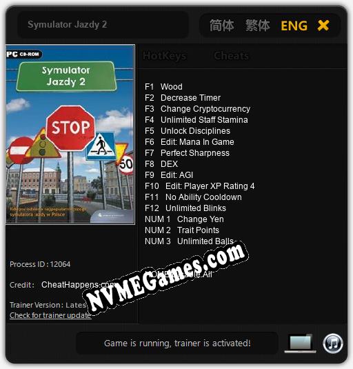 Symulator Jazdy 2: Treinador (V1.0.22)