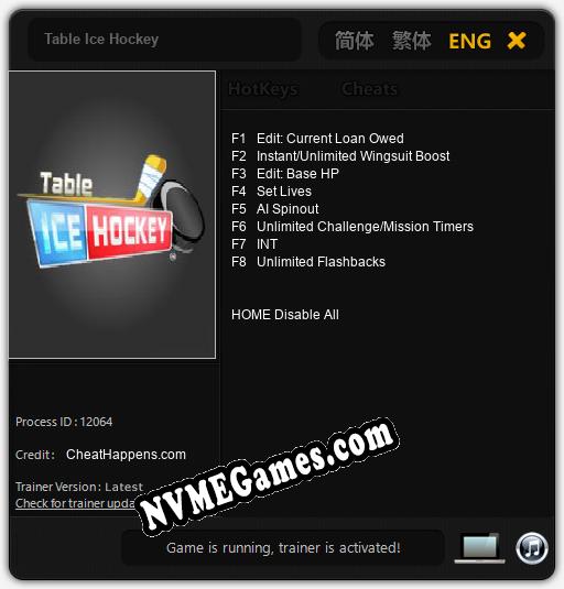 Table Ice Hockey: Treinador (V1.0.41)