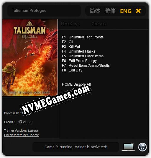 Talisman Prologue: Treinador (V1.0.38)