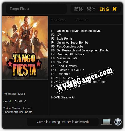 Tango Fiesta: Treinador (V1.0.90)