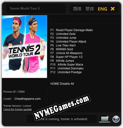 Tennis World Tour 2: Treinador (V1.0.81)