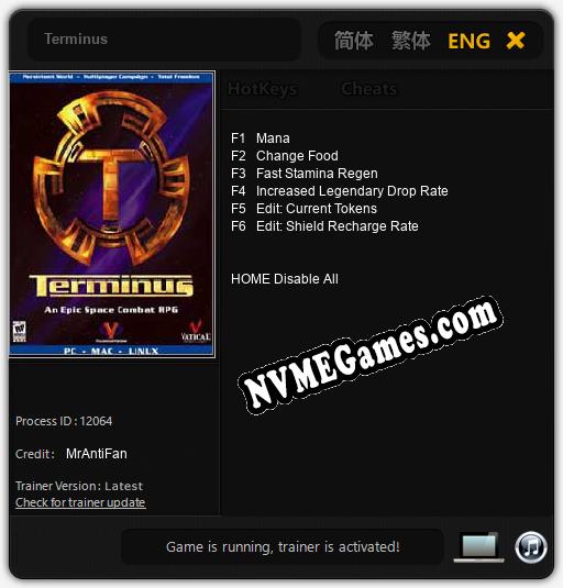 Terminus: Treinador (V1.0.73)