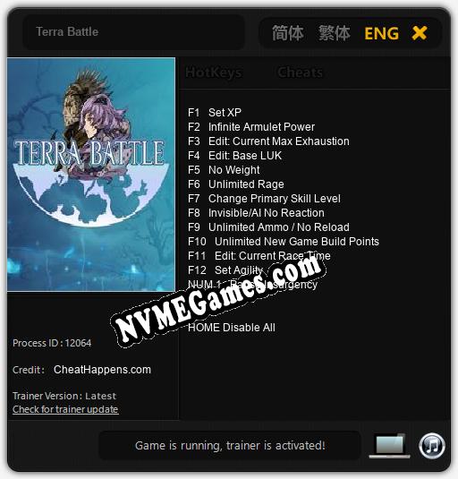 Terra Battle: Trainer +13 [v1.9]