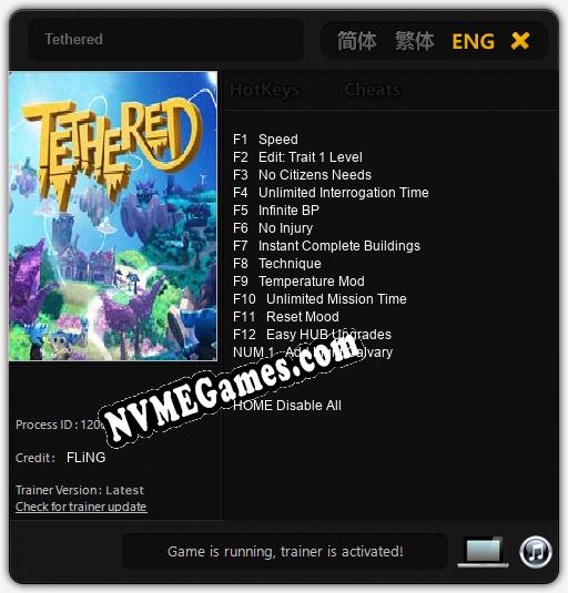 Tethered: Treinador (V1.0.83)