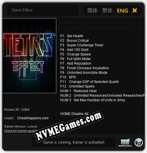 Tetris Effect: Treinador (V1.0.72)