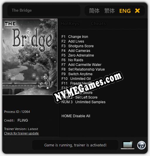 The Bridge: Cheats, Trainer +15 [FLiNG]